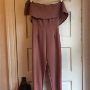 Off the shoulder jumpsuit